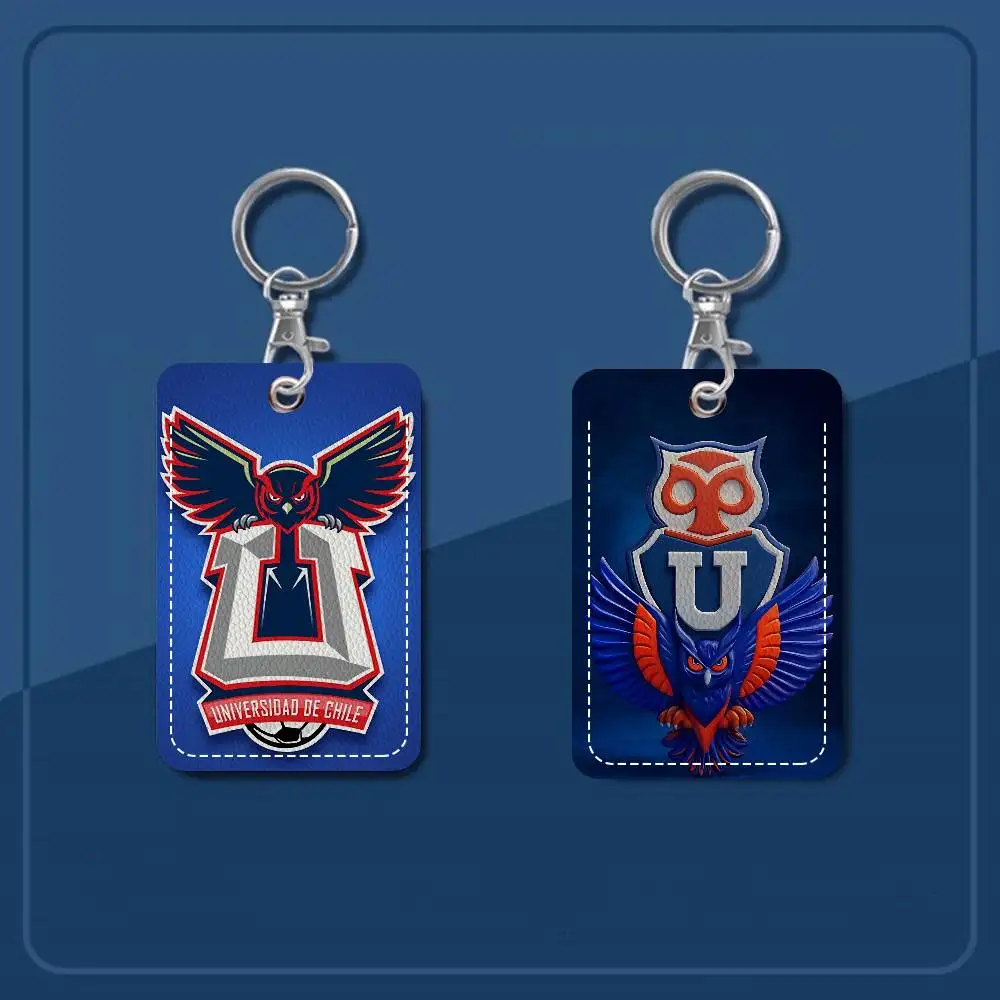 스포츠 클럽 칠레 U-대학교 사무용품 남녀 신용카드 키링 학생증 ID 카드 증명서 홀더 카드