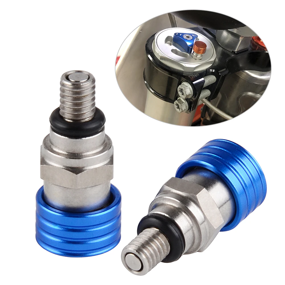 Воздушный клапан вилки NiceCNC M5x0.8 для YAMAHA YZ YZF WR WRF 125 250 250R 250X 450 TTR 230 Honda CR CRF Kawasaki KX KLX KDX