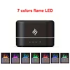 7 colors Fire Flame Air humidifier Cool Mist Usb Led change color Aroma Essential Oil Diffuser h2o air humidifier Room Freshener 6
