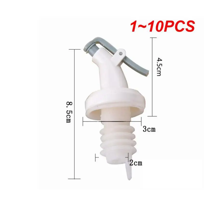 

1~10PCS Gold Olive Oil Spout Oil And Vinegar Dispenser Pour Spouts With Attach for Easy Cover, Perfect Choice for Olive Oil