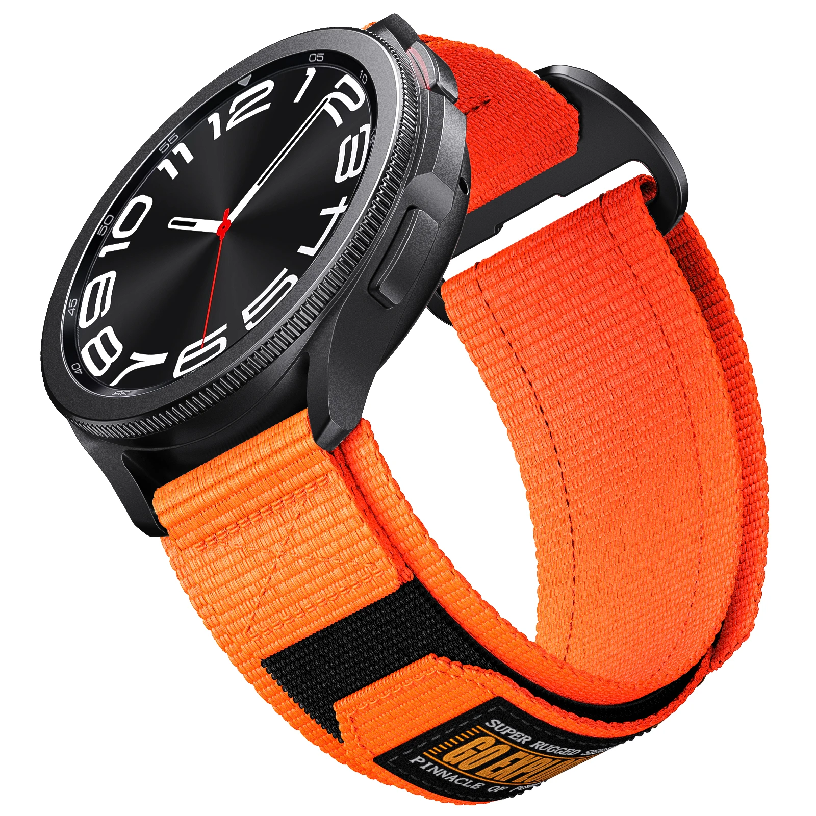 Enhanced Soft Nylon 24mm Watch Strap - Sport Band Bracelet in Stylish Design