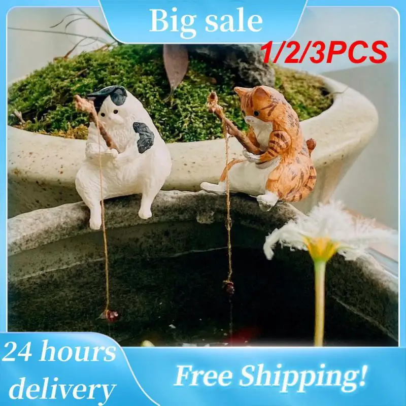 

1/2/3PCS Resin Home Decoration Accessories Ornaments Miniature Model Animal Ornaments Gift Decoration Small