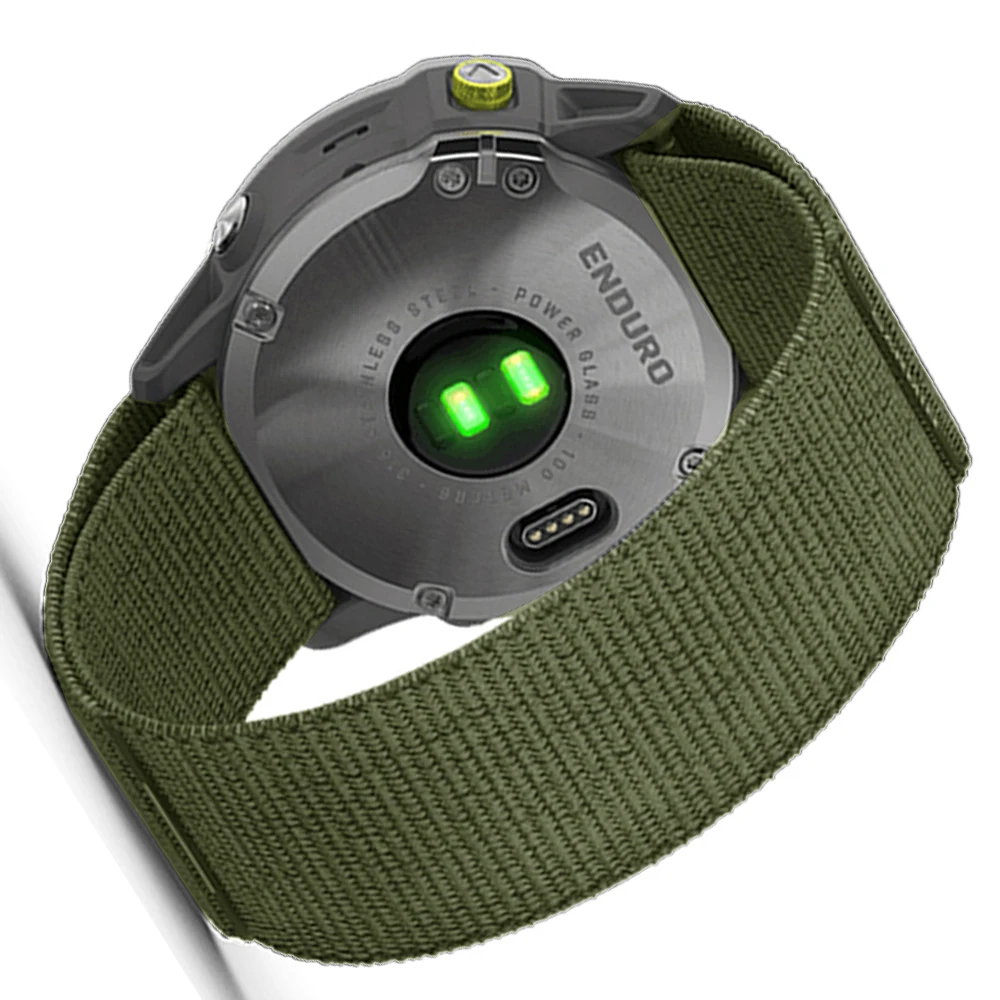 Breathable Nylon Sports Watchband - QuickFit Design, 22mm/26mm