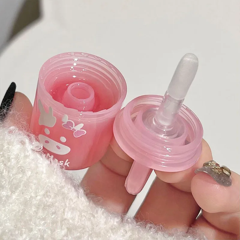 Lip Oil Night Sleep Maintenance Care Peach Jelly Lip Balm Moisturizing Long Lasting Anti-Cracking Plumper Korean Cosmetics