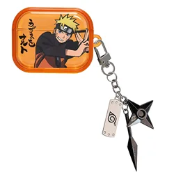NARUTO Kakashi 3D Anime TPU Protective Earphone Case with Keychain - airpods 1 2 (4)