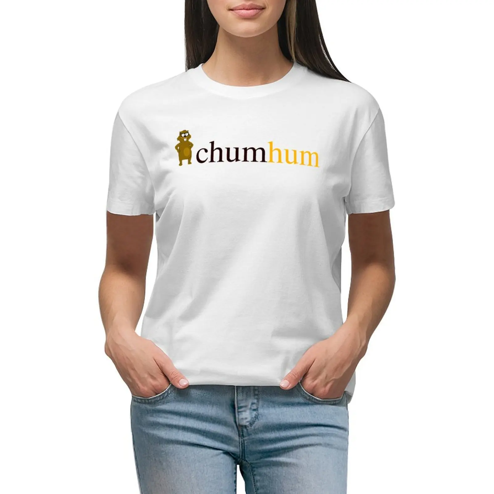 

Chum Hum Logo T-shirt hippie clothes anime clothes Womens clothing