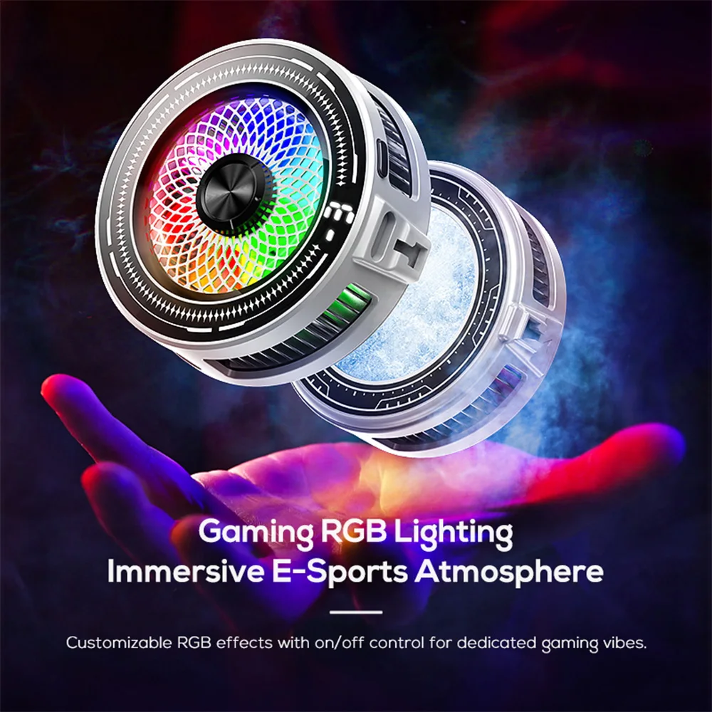 Advanced Wireless Magnetic Phone Cooler with Low-Noise Operation and Display Screen