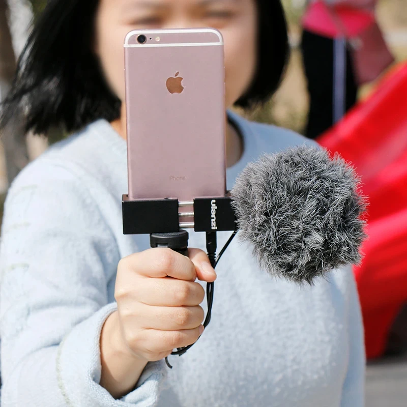 Ulanzi ST-14 Smartphone Tripod Mount Adapter Aluminum With Cold Shoe 360° Cell Phone Stand Holder Clamp 2110 I.64337744