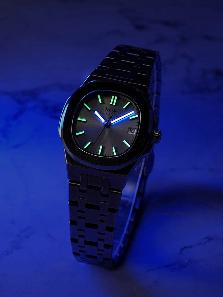 Fashion Quartz Watches for Women Luxury Brand I&W Ladies Watch Ultra thin 8mm Dress Wristwatch Luminous Waterproof Reloj Mujer 5
