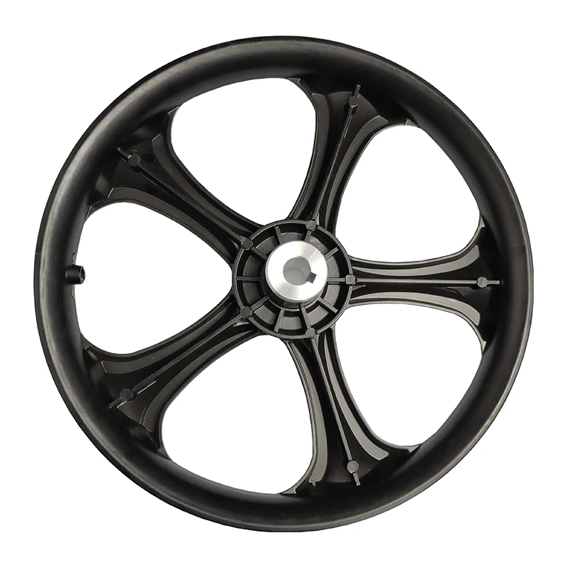 Electric wheelchair accessories wheel hub 8/10/12/16/inch steel aluminum alloy nine round mutual bond Beizhen Benrui