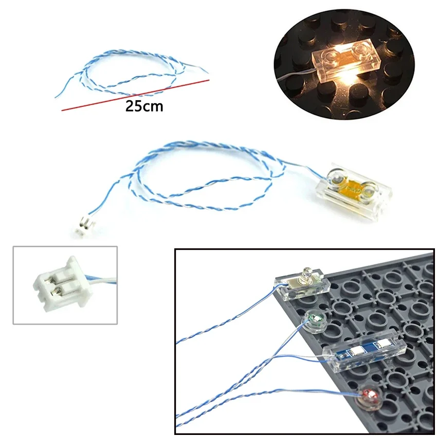 USB-Controlled LED Light Block with Bluetooth for Construction Brick Toy Sets