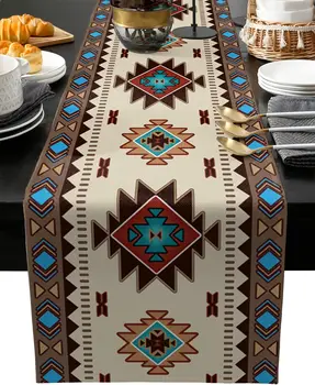 Southwest Linen Table Runner 1