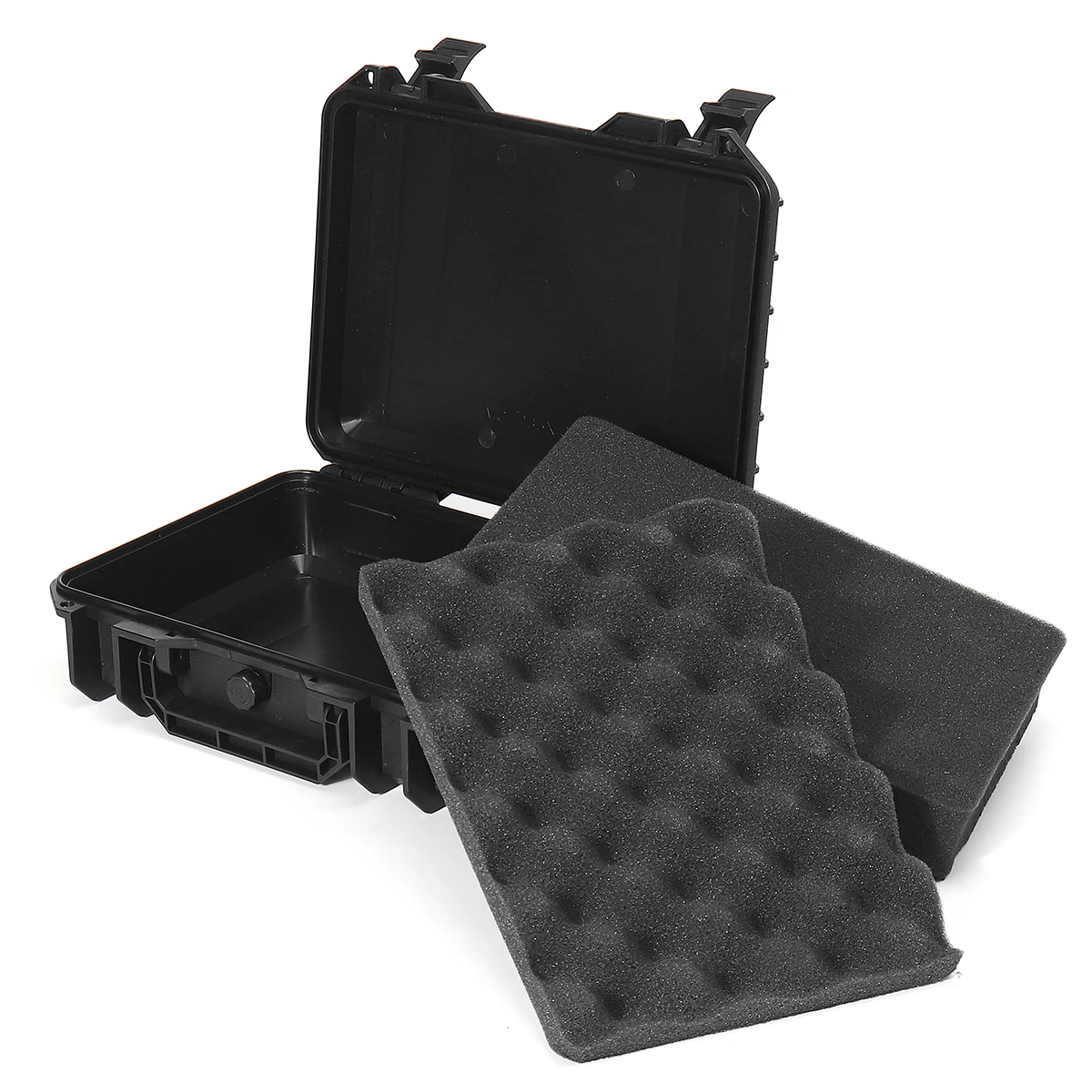 Waterproof Hand Carry Tool Case 250*200*74mm Tool Bag Camera Photography Storage Box with Sponge
