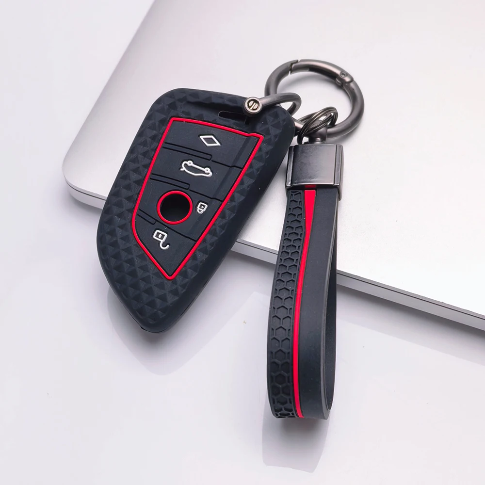 Premium Leather Key Case Cover - Sleek Protection
