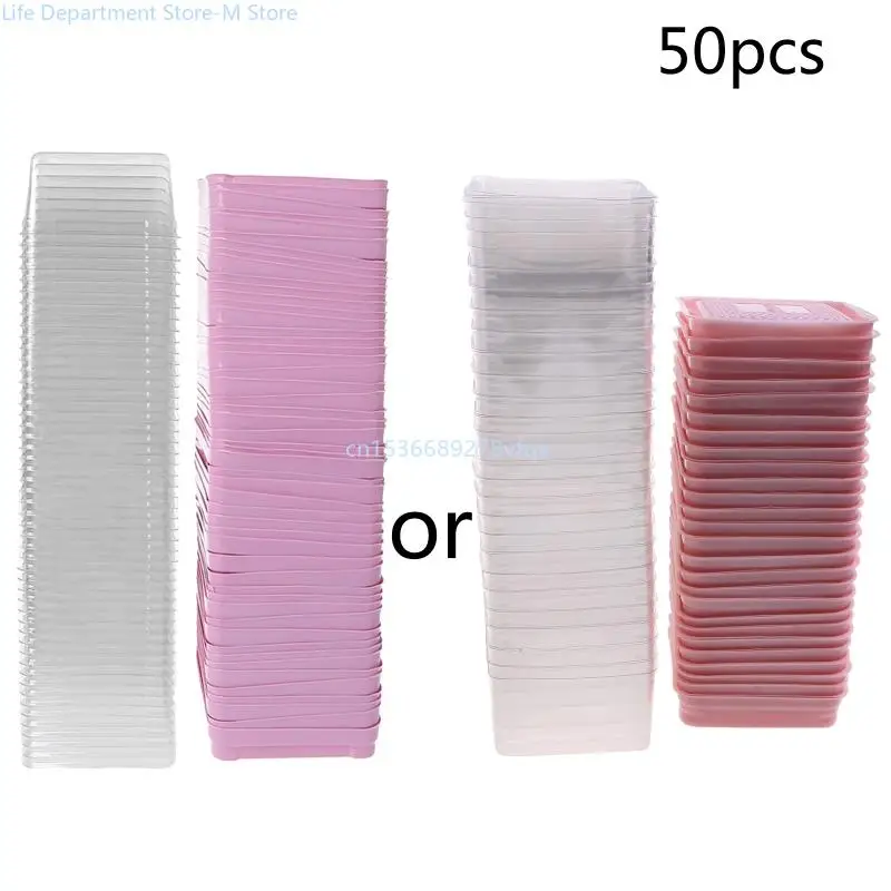 

80g Square Moon Cake Trays Mooncake Packaging Box Container Holder 50 Sets