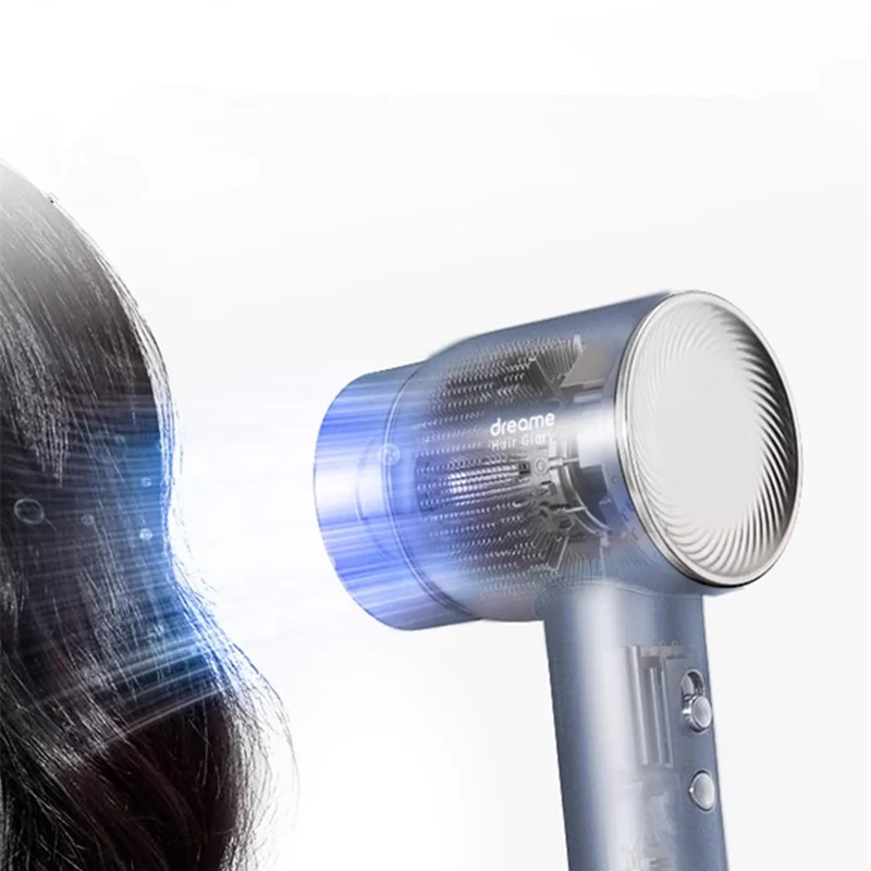 Dreame-High Speed Hair Dryer,300 Million Platinum Negative Ion Hair Care,300 Times/Second, Intelligent Constant Temperature,AHD7 5