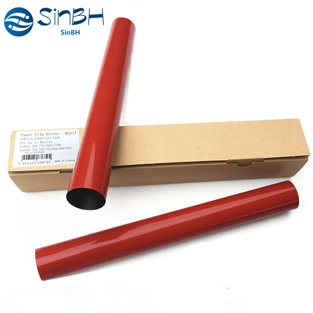 Compatível Fuser Filme Manga Bizhub C554e C654e C754e Fuser Cinto para Konica Minolta Bizhub C554 C654 C754 Peças x