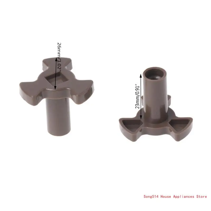 2Pcs Universal Microwave Turntable Coupler Plate Support Stand Cog Tools 95AC