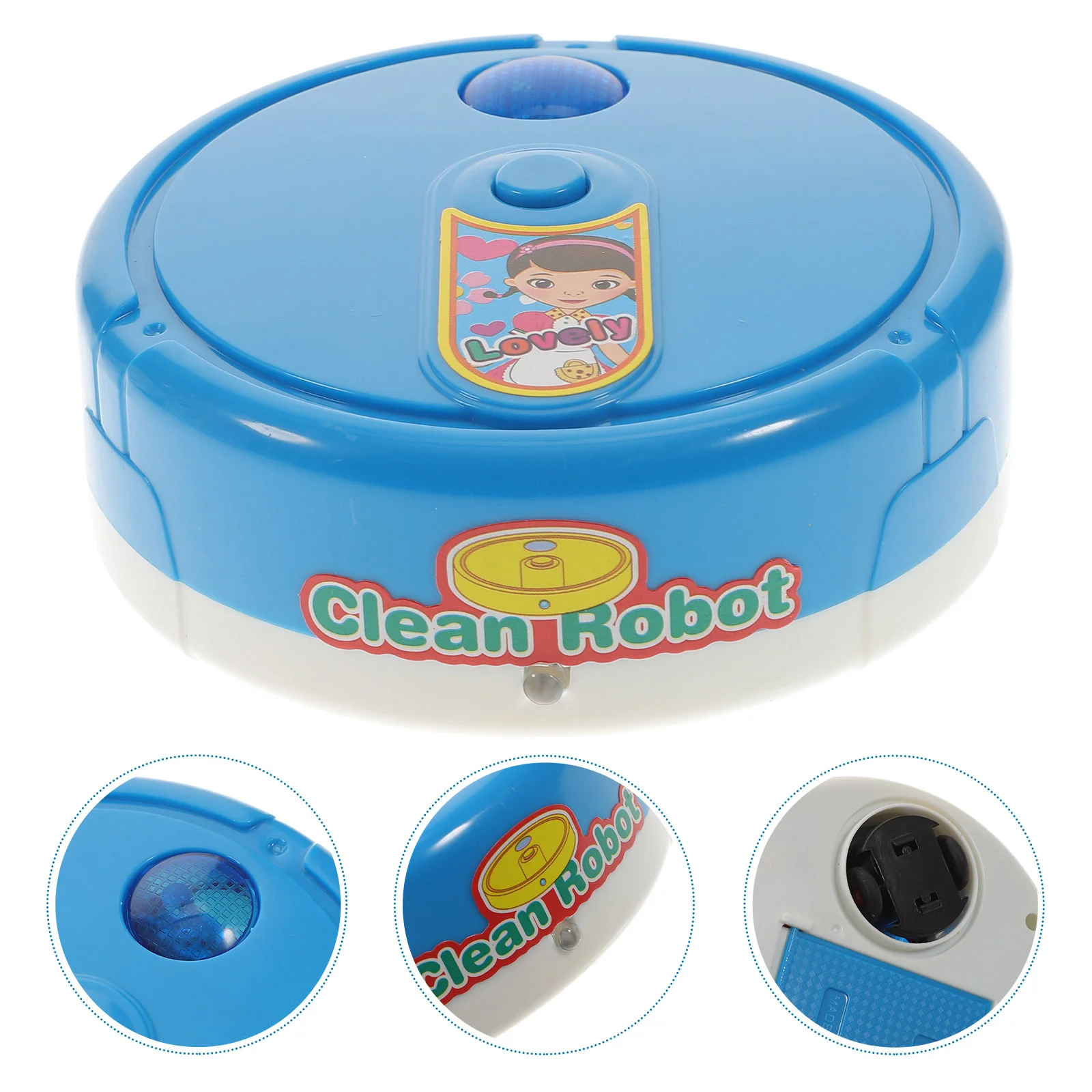 Electric Cleaning Robot Toy Mini Vacuum Cleaner Sweeping Machine Children Pretend Play Appliance Educational Toys Gifts 5