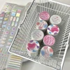 Korean Ins Cute Star Heart Basis Tape Scrapbooking Journal Decorative Adhesive Tapes DIY Material Sticker Stationery 2