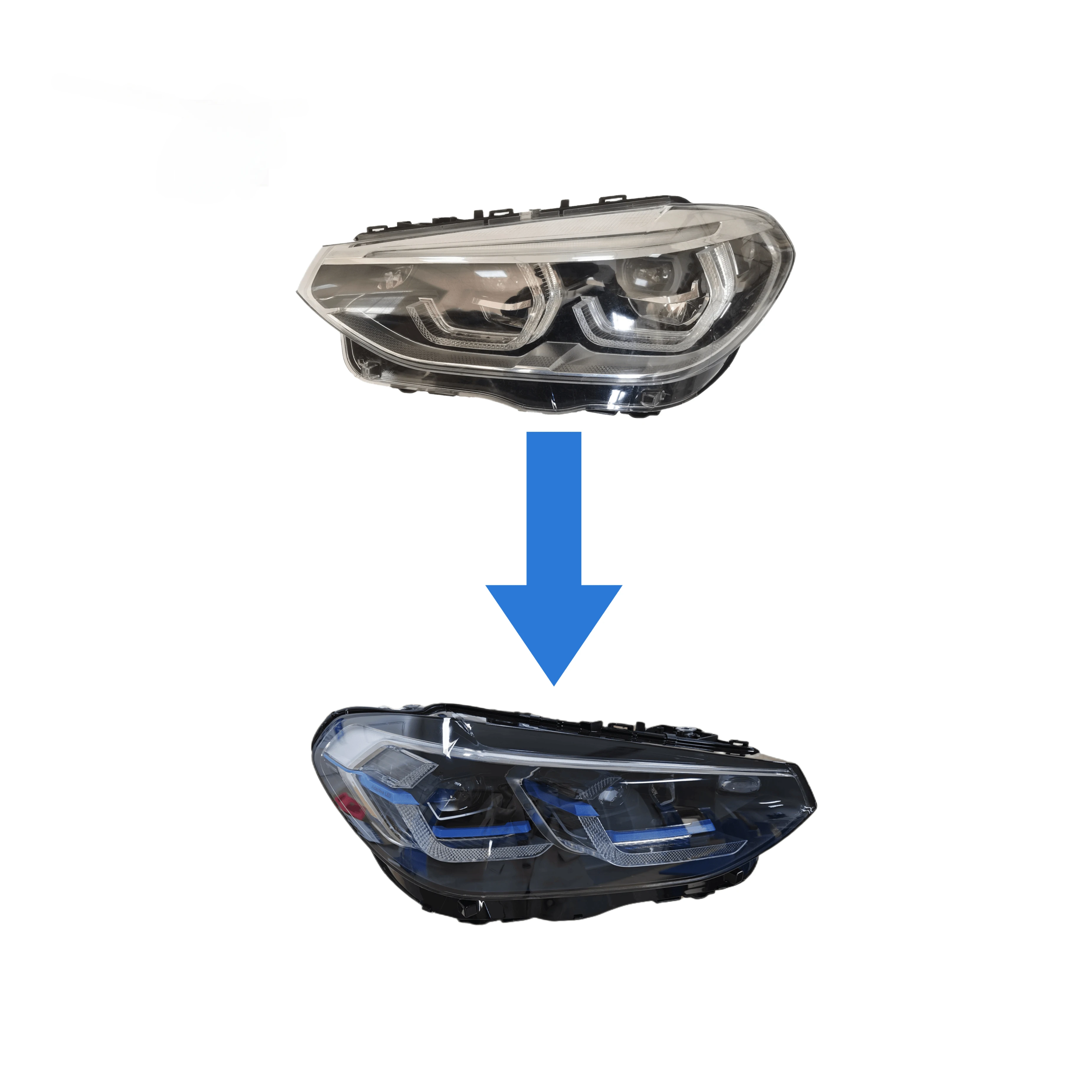 

New upgrade 2023 BWM X3 head light head lamp assembly Audi A4 headlight BWM X3 2018-2021 headlamp plug and play
