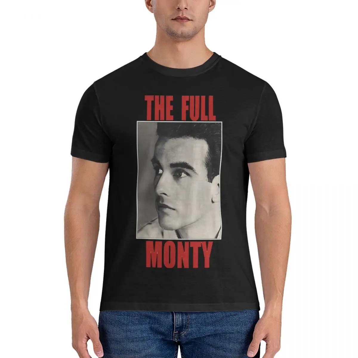 Fun Bell Clift T-Shirt Per Uomo T-Shirt In Cotone Con Colletto Tondo The Full Monty Tv Magliette A Maniche Corte Idea Regalo Abbigliamento