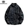 New Men Spring Long Sleeve Camouflage Cargo Casual Lapel Blouses Men High-Quality Design Outdoors Brand Clothing Shirt Male Coat 2