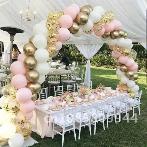 

Multicolor Macaron Latex Balloon Garland Arch Kit for Girls Birthday Party Decoration Confetti Balloon Wedding Baby Shower Decor