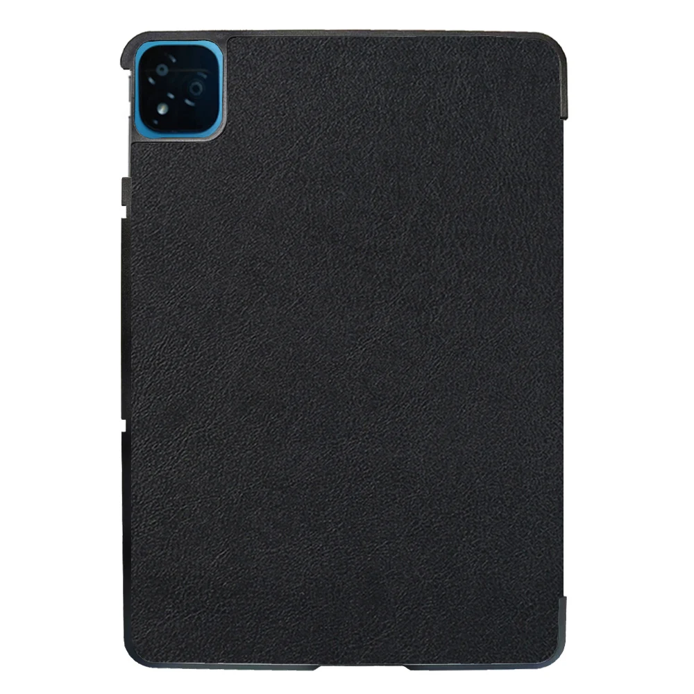 Slim Tri-Folding Smart Sleep/Wake PU Tablet Case with Stand