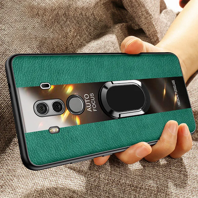 Custodia Per Telefono In Pelle Di Lusso Per Huawei Mate 9 10 Pro Mate 10 20 Custodia Per Anello Di Copertura Posteriore Per Huawei Mate 20X 30 40 Pro 