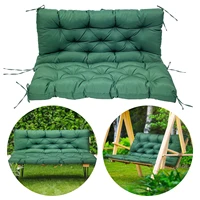 Outdoor Bench Cushions Garden Swing Seat Cushions with Backrest 2/3 Seater Replacement Cushion for Outdoor Swing Sofa Pad Settee 1