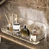 Acryli Bathroom Shelf No Drill Organizer Shower Storage Rack Washstand Cosmetics Storage Rack Wall Mounted Toilet Shampoo Holder 2