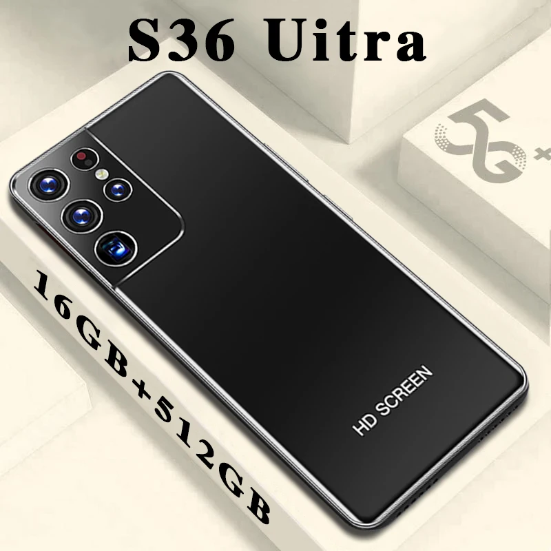 Смартфон глобальная версия S36 Ultra 16 ГБ + 512 Android 10 5600 мАч Google GPS разблокированный 4G LTE