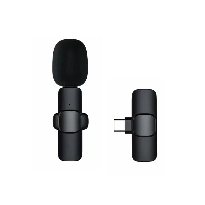 Wireless Collar Clip Microphone 1 To 2 Mouthpiece One Drag Phone Live Streaming Equipment Bluetooth Sound Recording