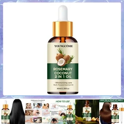 Rosemary & Coconut Oil Hair Treatment: Nourishing Scalp Therapy for Strengthening Hair Roots & Reducing Hair Loss