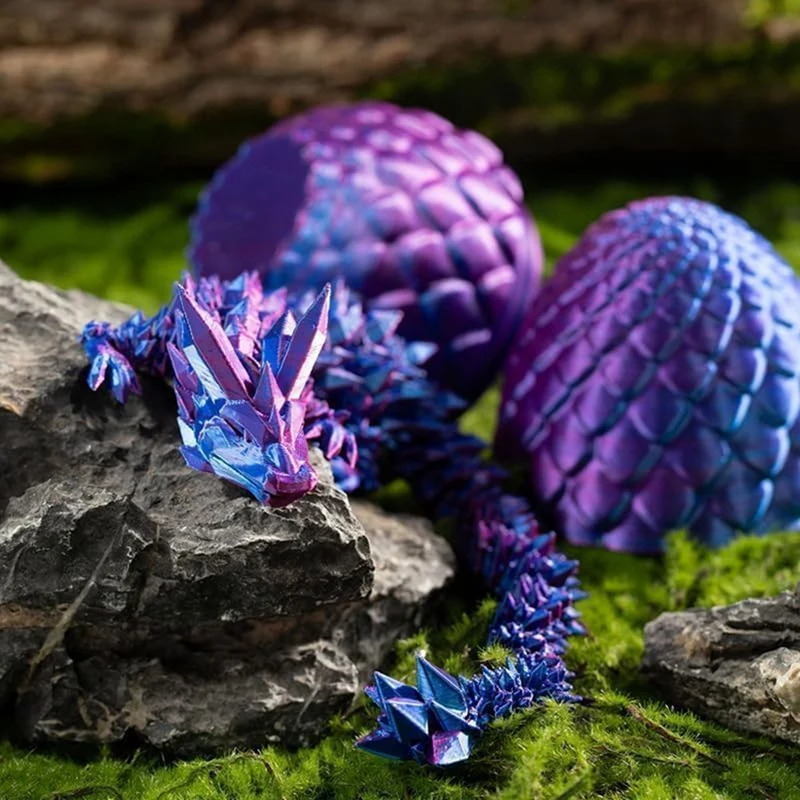 Dragon Egg, Easter Egg,12In Dragon Toy, Eggs With Inside,3D Printed Fidget Toys