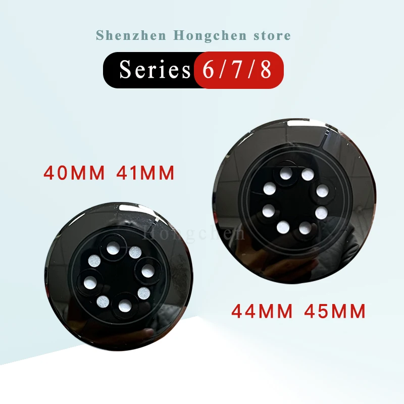 애플 워치 시리즈용 후면 배터리 커버, 후면 유리 커버, 섀시 교체 부품, , 4, 5, 6 SE, 44mm, 40mm, 7, 8, 41mm, 45mm