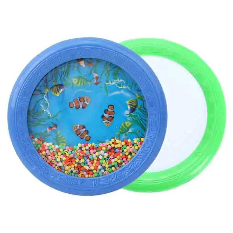 

Kid Child Ocean Wave Bead Drum Gentle Sea Sound Musical Educational Toy Tool For Baby Early Learning Music Instrument Toys