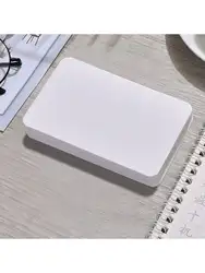 Minimalist DIY Blank White Cardstock Pack - Small Cards for Notes, Bookmarks, Messages, and Crafts (50/100 pcs) (White - 50pcs)
