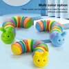 Funny Fidget Slugs Articulated Sensory Slug Toy Realistic Worm Caterpillar Fidget Toys for Kids Adults ADHD Autism Stress Relief 1