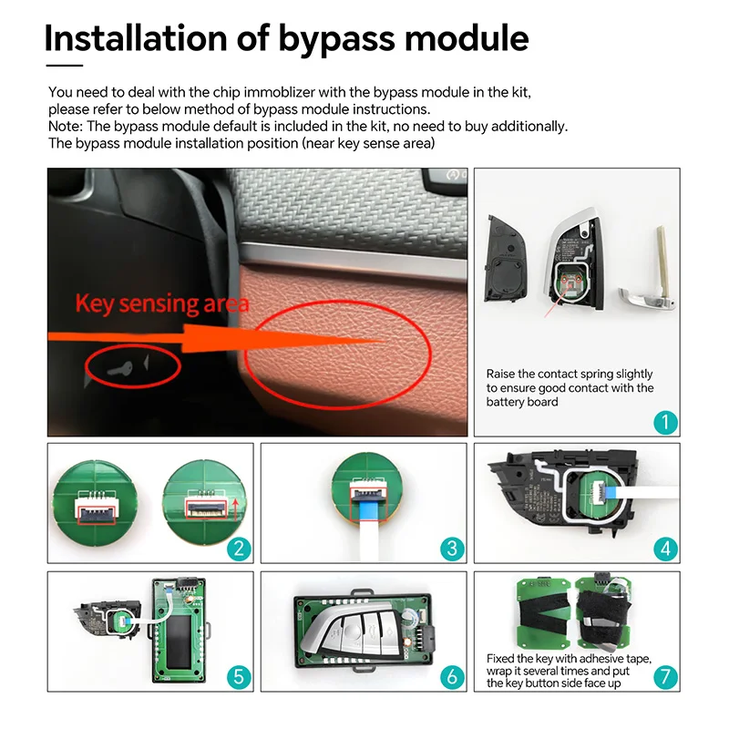 EasyGuard Plug Play Factory Key Auto Start Fit For BMW F07/F10/F11/F18/F90 2008-2017 Wth OEM Keyless Go DC12V