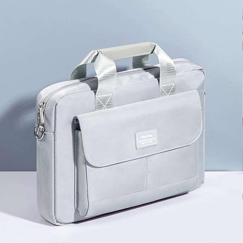 Elegant Laptop Shoulder Bag for Women - Stylish Computer Briefcase Carrying Case for 13-15.6 Inch Laptops
