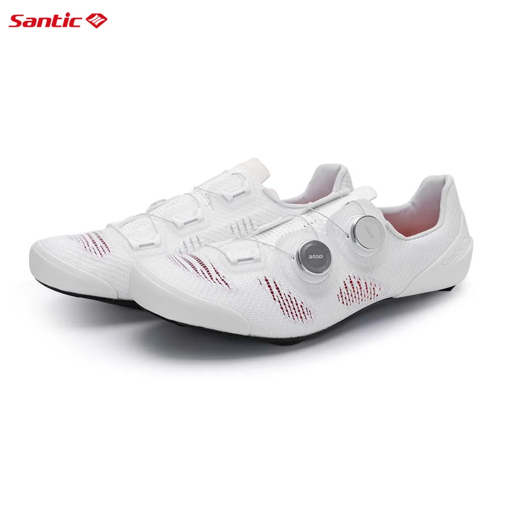 Santic Cycling Shoes Carbon Fiber Road Lock Shoes