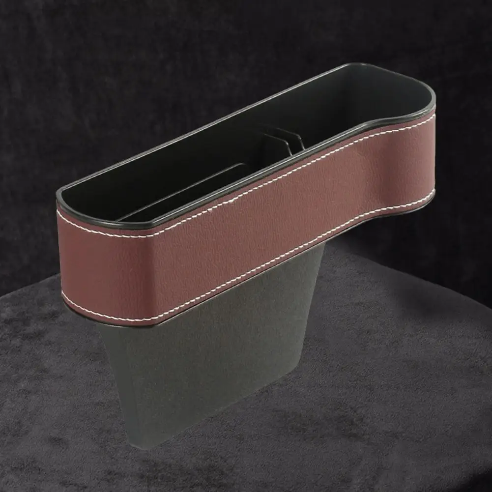 

Car Slot Storage Box Car Crevice Storage Box Car Seat Gap Filler Storage Box Organizer Capacity Console Side Storage with Easy