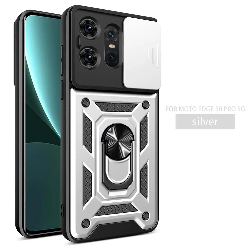 Enhanced Slide Camera Lens Protector Armor Case with Military Grade Bumpers and Ring Cover