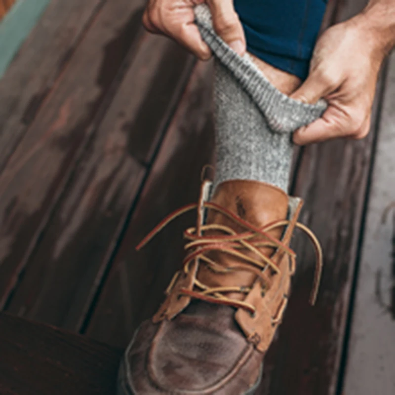 Hiking Socks Merino Wool Socks Men Merino Wool Boot Winter Crew Thermal Warmest Sports for Skiing Running Cycling