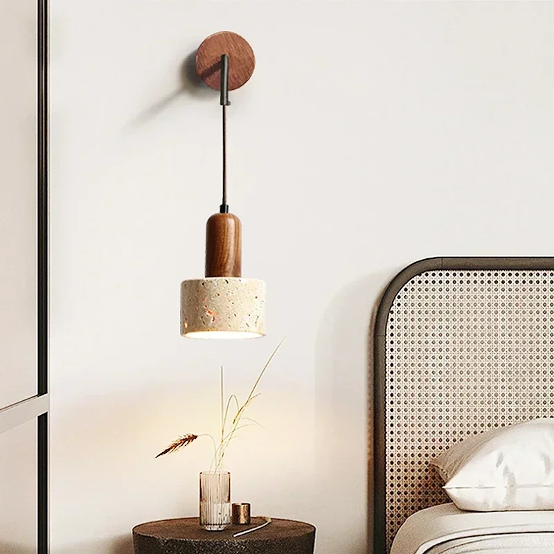 Huangdong حجر وابي سابي الرياح غرفة نوم السرير الج...