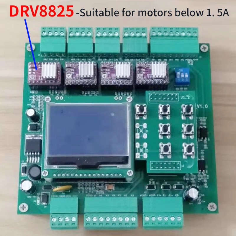 Drv8825/A4988 42 스테퍼 모터 컨트롤러 세트, 스테퍼 모터 소형 제어 보드, 다중 채널 프로그래밍 가능 드라이버 ...