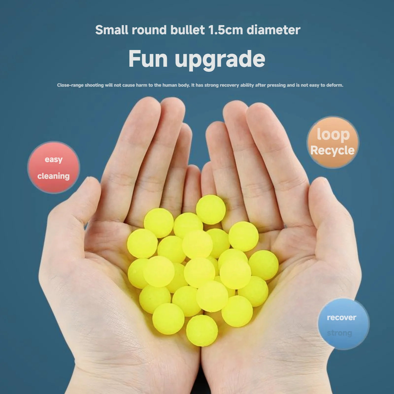 50 cm long K2 soft projectile launcher Hand pull large magazine Soft projectile gun toy model boy toy 6