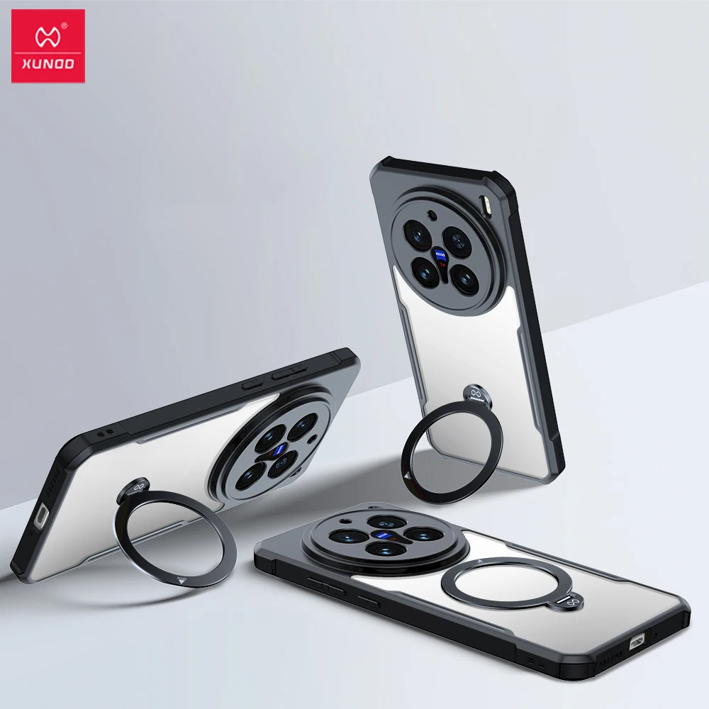 Xundd 360° Rotatable Stand Case with Camera Protection and Shockproof Magnetic Cover